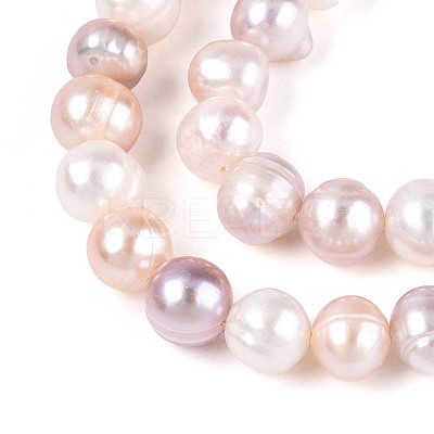 Natural Cultured Freshwater Pearl Beads Strands PEAR-T006-11-1