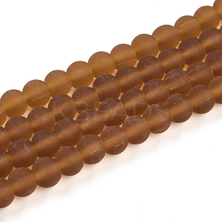 Transparent Glass Beads Strands GLAA-T032-T6mm-MD23-1