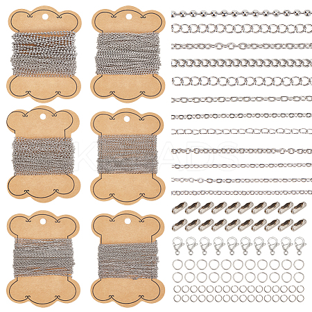 DIY Chain Jewelry Set Making Kit DIY-BC0012-29-1