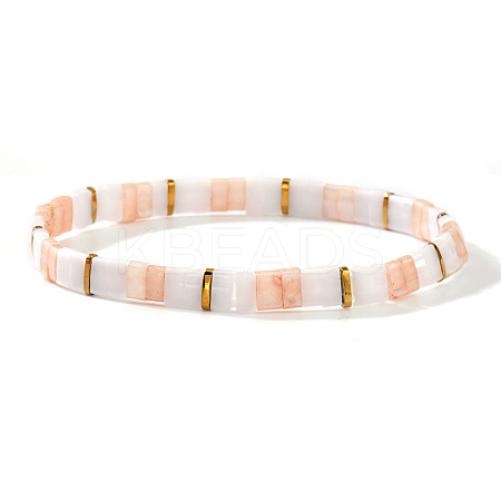 Glass Seed Bead Stretch Bracelets for Women SL8246-2-1