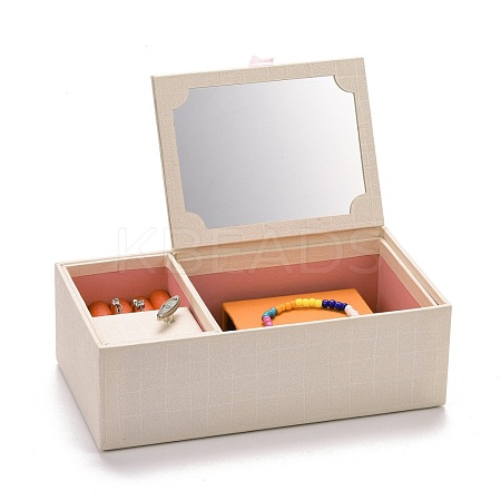 Hand Crank Musical Jewelry Cardboard Boxes CON-M008-02-1