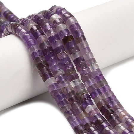 Natural Amethyst Beads Strands G-Z110-A36-2x4mm-1
