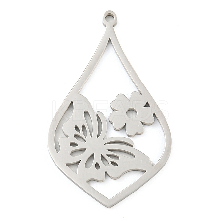 Non-Tarnish 304 Stainless Steel Pendants STAS-Z076-11P-1