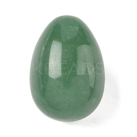 Natural Green Aventurine Egg Shape Display Decorations G-Z094-01K-1
