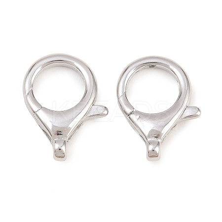 Brass Lobster Claw Clasps KK-H287-08F-P-1