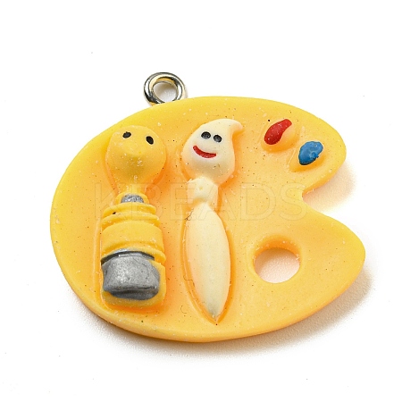 Opaque Resin Pendants LS-FIND-M012-01A-1