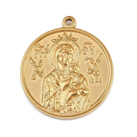 304 Stainless Steel Pendants STAS-K311-04G-1
