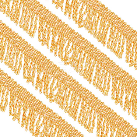 Polyester Twisted Rope Tassel Fringe Trimming DIY-WH0578-94B-1