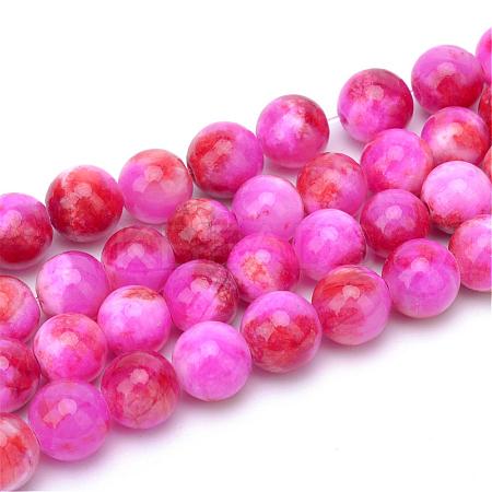 Natural Dyed Persian Jade Gemstone Bead Strands G-R271-6mm-XP07-1