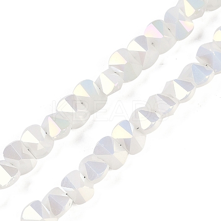 Electroplate Glass Beads Strands EGLA-B009-05A-12-1