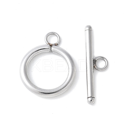 304 Stainless Steel Toggle Clasps STAS-Z124-01C-P-1