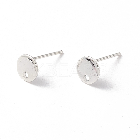 201 Stainless Steel Stud Earring Findings LS-X-STAS-P308-09A-S-1