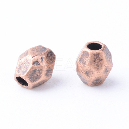Tibetan Style Alloy Spacer Beads X-TIBE-Q063-29R-NR-1