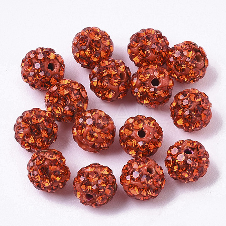 Pave Disco Ball Beads RB-T017-02-18-1
