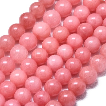 Natural Malaysia Jade Beads Strands G-L645-A01-6mm-20-1