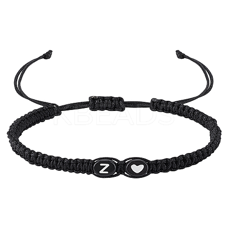 1Pc Adjustable Nylon Cord Braided Bracelets for Women Men BJEW-LP0001-31A-Z-1