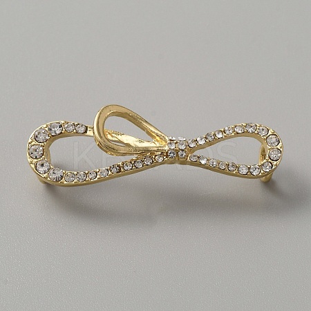 Crystal Rhinestone Shoe Lace Decoration FIND-WH0032-36LG-01-1