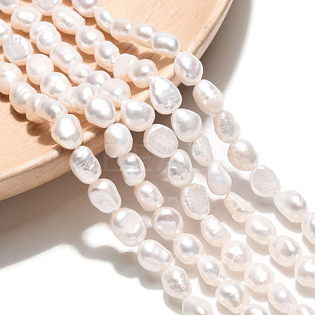 Natural Cultured Freshwater Pearl Beads Strands PEAR-N028-03-1