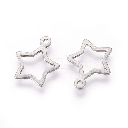 304 Stainless Steel Charms X-STAS-F187-07P-1