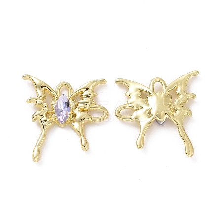 Rack Plating Alloy Connector Charms FIND-I037-19LG-02-1