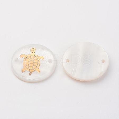 Freshwater Shell Links connectors SHEL-S247-05-1