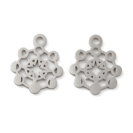 304 Stainless Steel Charms STAS-J042-02P-1