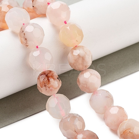 Natural Cherry Blossom Agate Beads Strands G-C150-B04-02-1
