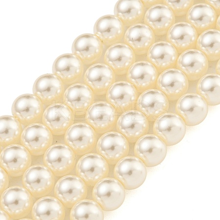Glass Pearl Beads Strands HY-G002-01C-02-1