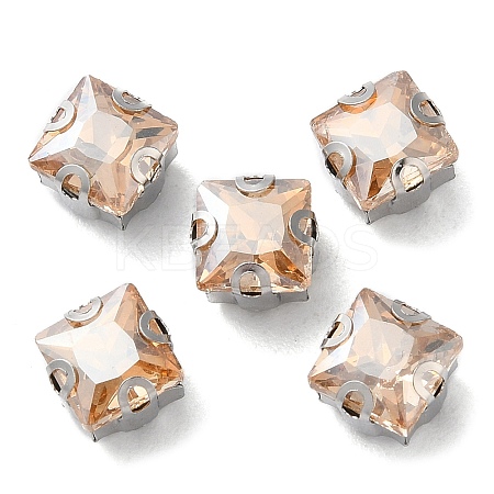 Square Sew on Rhinestone RGLA-L028-06B-03-1