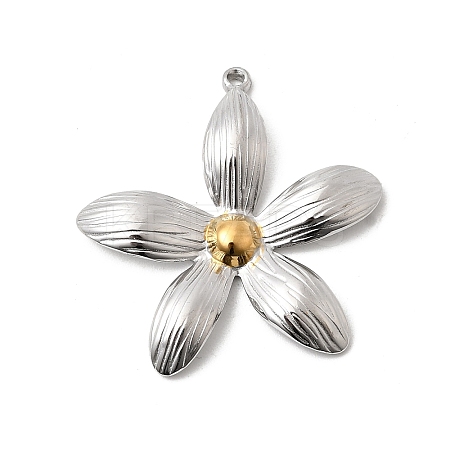 Two Tone 304 Stainless Steel Pendants LS-STAS-B120-04GP-01-1