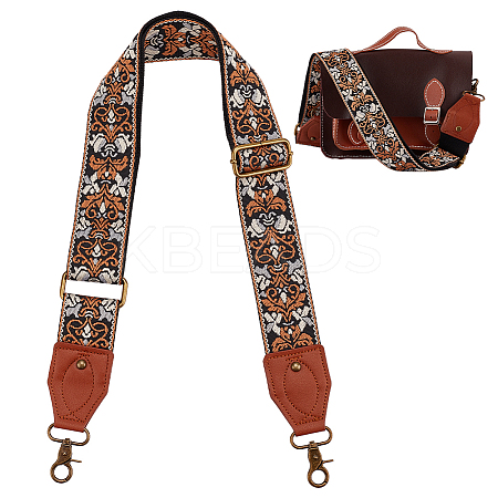 Ethnic Style Polyester Adjustable Bag Straps DIY-WH0449-62B-1