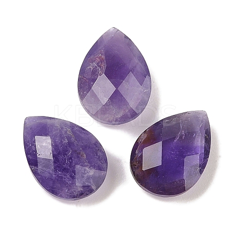 Natural Amethyst Cabochons G-C146-05A-1