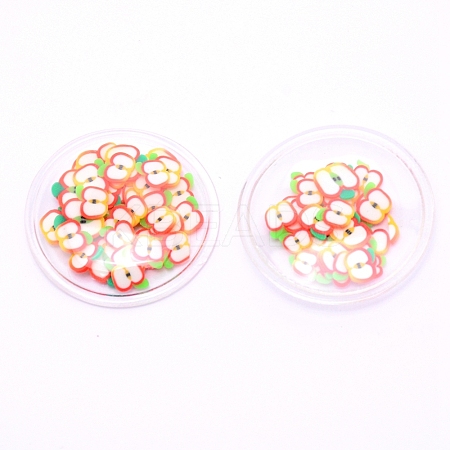 PVC Plastic with Resin Cabochons KY-CJC0004-04C-1