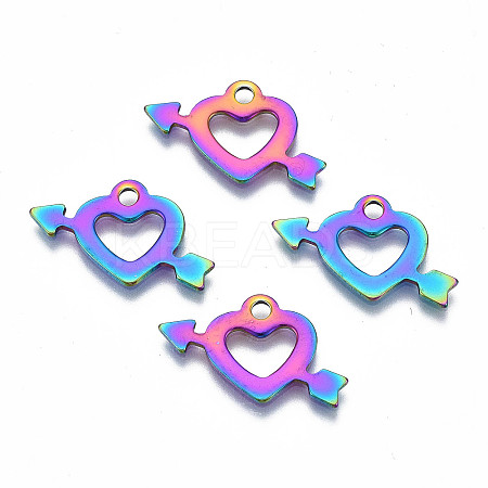 Ion Plating(IP) 201 Stainless Steel Pendants LS-STAS-S119-135-1