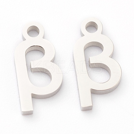 304 Stainless Steel Charms STAS-G244-01B-1