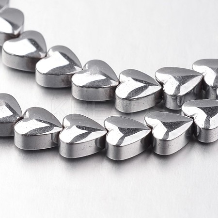 Electroplate Non-magnetic Synthetic Hematite Bead Strands G-F300-22A-01-1