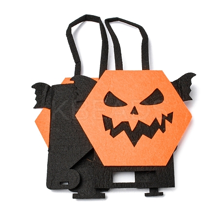 Devil Felt Halloween Candy Bags with Handles LS-HAWE-K001-01B-1