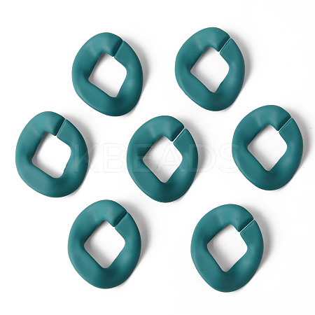 Rubberized Style Acrylic Linking Rings OACR-N011-006B-1