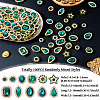 100Pcs Teardrop/Heart/Star Sew on Rhinestones GACR-TA0001-07C-4