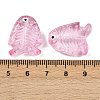 Transparent Glass Enamel Beads LAMP-U004-06R-3