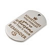 Non-Tarnish 201 Stainless Steel Pendants X-STAS-L079-04P-02-2