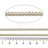 Iron Rhinestone Glass Cup Chain CH-U001-01R-3