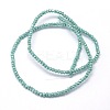 Faceted Rondelle Full Rainbow Plated Electroplate Glass Beads Strands EGLA-M004-2mm-A15-4