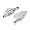 Non-Tarnish 304 Stainless Steel Pendants STAS-M323-49P-2