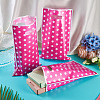 Polka Dot PET Plastic Packing Bags with Die Cut Hole Handle ABAG-TADJ0002-001E-4