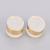 Brass Rubber Ear Nuts LS-KK-T025-41G-2