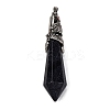 Gemstone Pointed Big Pendants G-Q184-02AS-2