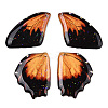 Transparent Resin Wing Pendants Set RESI-TACDZ0021-06A-1