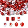 200Pcs Mixed Style and Shapes Acrylic Beads OACR-FS0001-68D-2