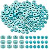 120Pcs 2 Styles Synthetic Turquoise Beads G-NB0003-94-1